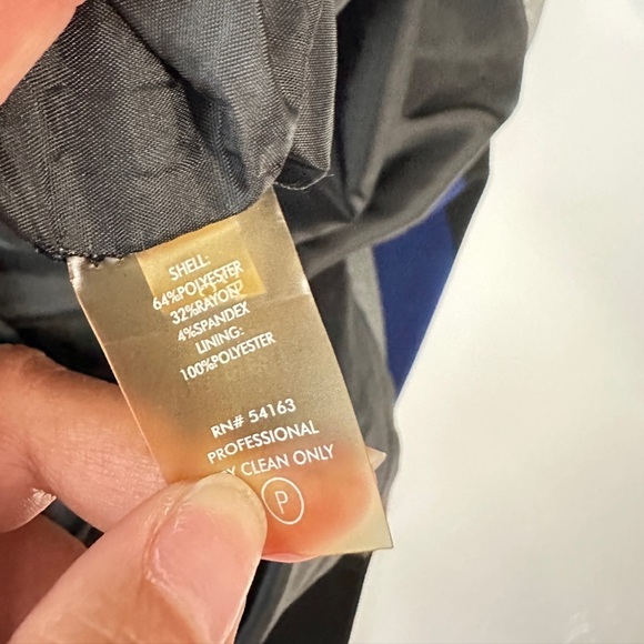 Calvin Klein Women’s Cap Sleeve Striped Belted Sheath Dress Multi Sz 18W - Picture 13 of 13